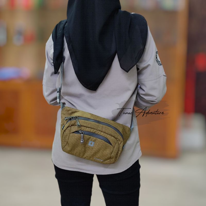 Conwy Tas selempang bahu pinggang waistbag conwy malta consina