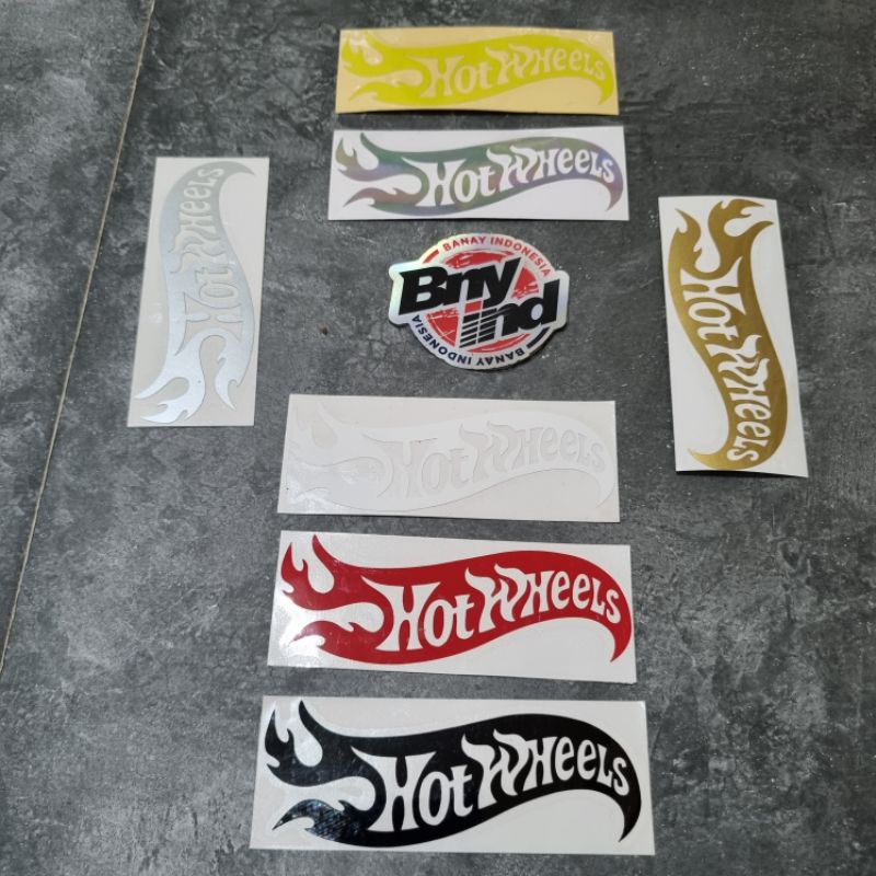 STICKER STIKER HOTWHEELS CUTTING