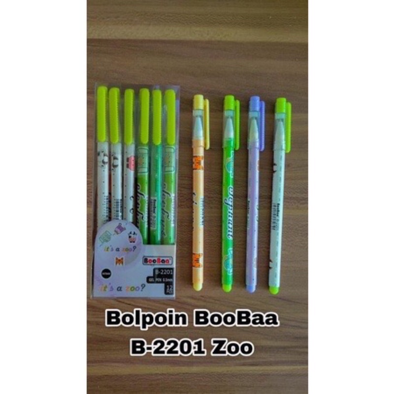 

BOLPEN GEL B-2201 2 BOLPEN GEL TINTA HITAM MOTIF ANIMAL