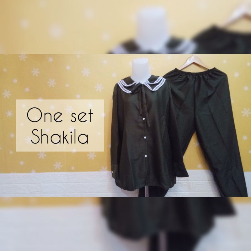 SETCEL / ONE SET BAHAN SHAKILA / JUMBO