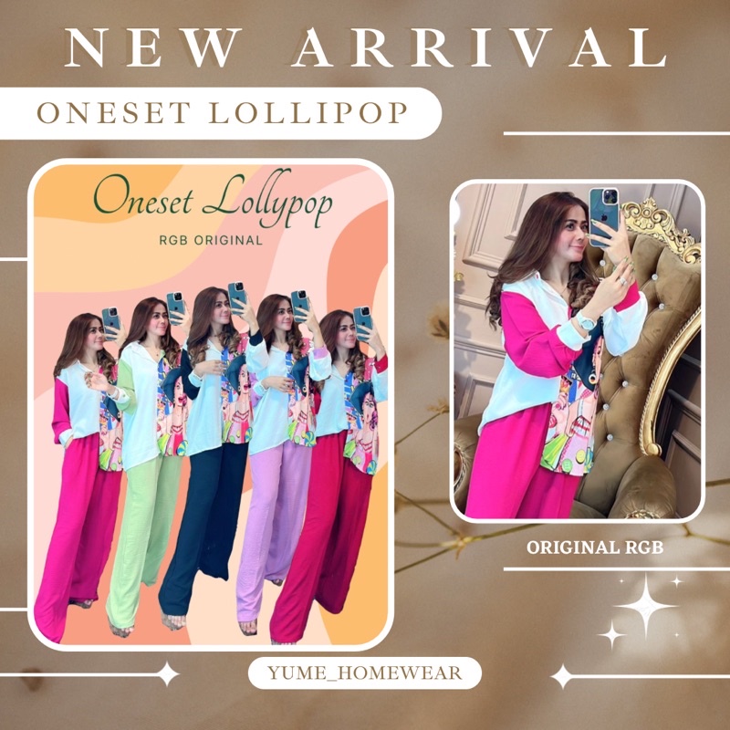 ONESET LOLLIPOP ORIGINAL RGB/SETELAN WANITA