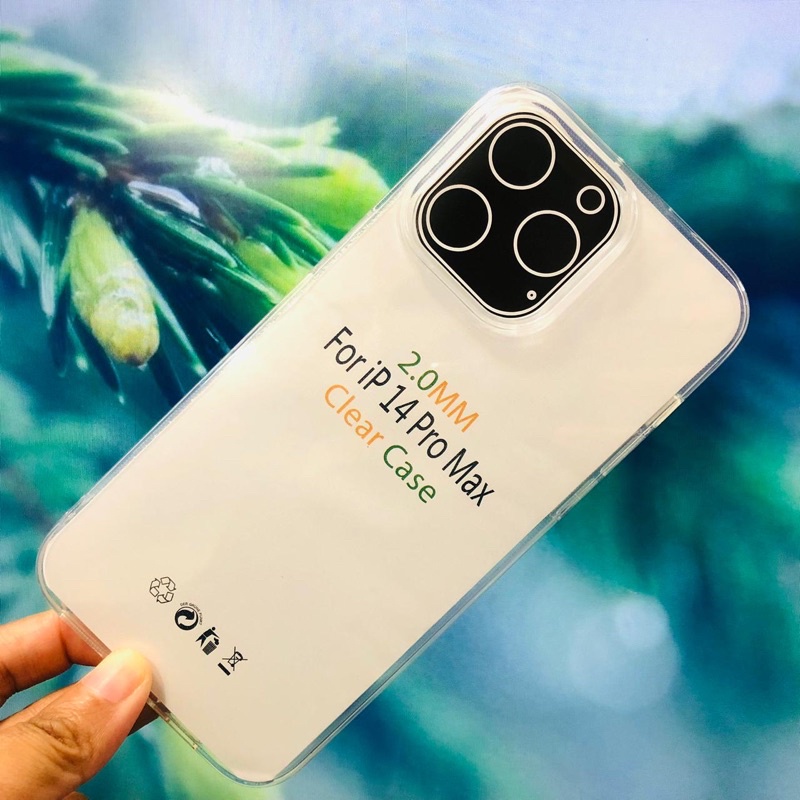 Clear Case TPU 2MM IPHONE 14PROMAX Silikon Softcase TPU 2MM IPHONE 14 PRO MAX Promo By Sen