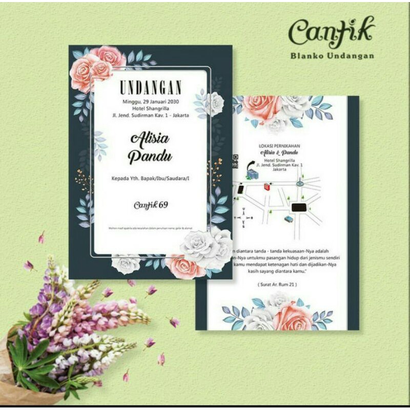 

UNDANGAN PERNIKAHAN CANTIK 69