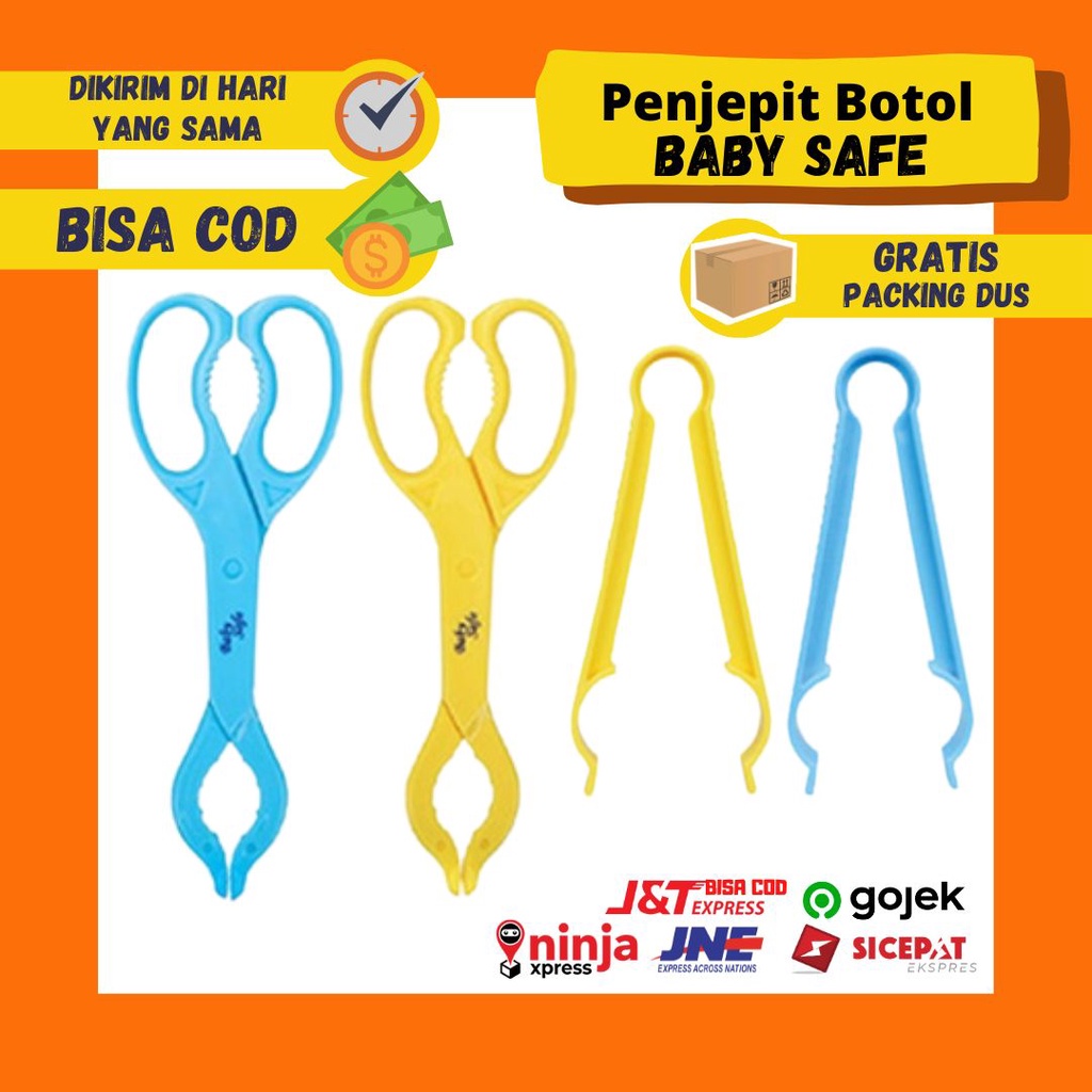 BABY SAFE MURAH JEPIT BOTOL / BOTTLE TONG / BOTTLE CLIPPER BD058 / BD059 BABYSAFE CAPIT BOTOL BABY SAFE