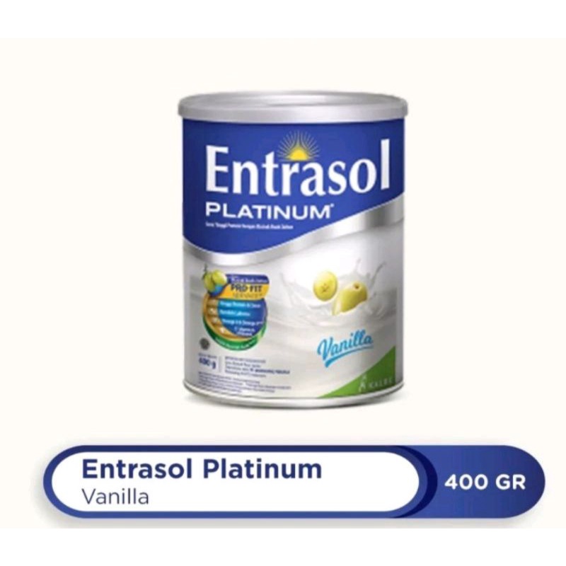 

ENTRASOL SENIOR PLATINUM VANILLA/CHOCOLATE 400GR - SUSU LANSIA