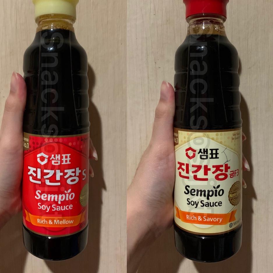 

BISA ✨COD✨ SEMPIO SOY SAUCE RICH & MELLOW / RICH & SAVORY JIN KECAP ASIN KOREA 