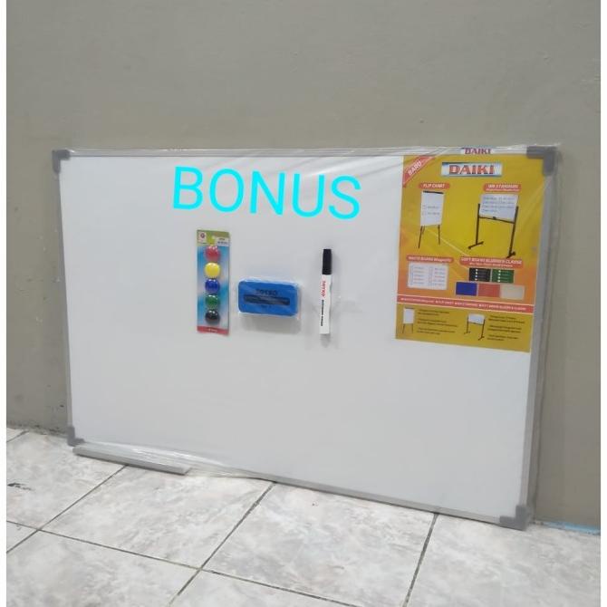 

Whiteboard / Papan tulis magnetic uk 60x90 Cm