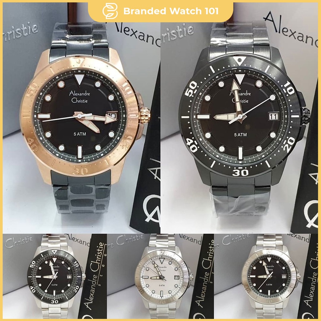 ORIGINAL Jam Tangan Pria Alexandre Christie AC 6517 / AC6517 Garansi 1 Tahun