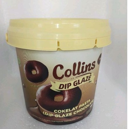 

Collins dip glaze coklat 1kg