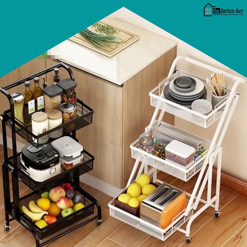 Rak Susun Serbaguna Rak Susun Rak Troli Susun Roda 3 Susun Rak Troly Besi Tempat Penyimpanan Rak Salon Organizer Rack Rak Kamar Tidur Dapur Kamar Mandi Dengan Roda Rak susun Besi Besar Portable Minimalis Serbaguna Rak Bayi Besar Gantung Aesthetic Dorong S