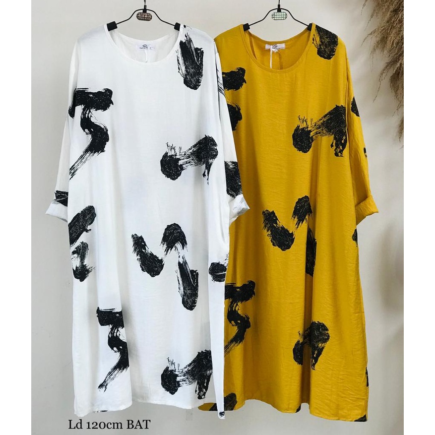 LONG TUNIK MOTIF UNIK IMPORT BAT