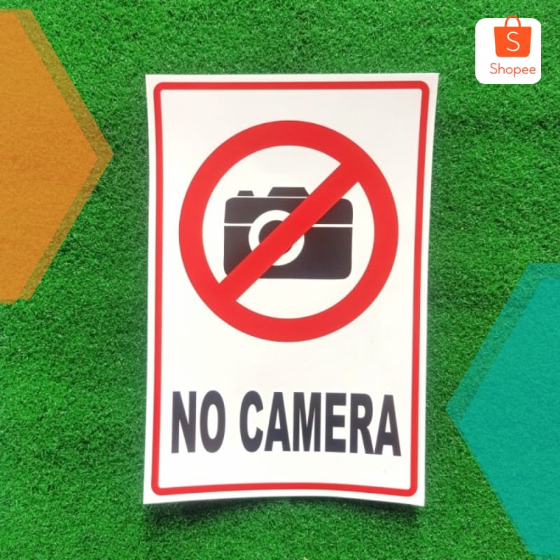 

Terlaris Stiker No Camera 15x20 Elegan