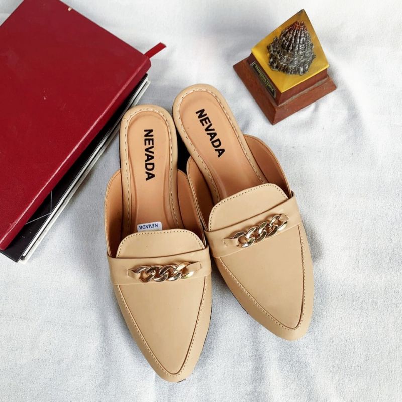 NEVADA SANDAL WANITA MULES TERBARU KEKINIAN TERLARIS GRATIS ONGKIR