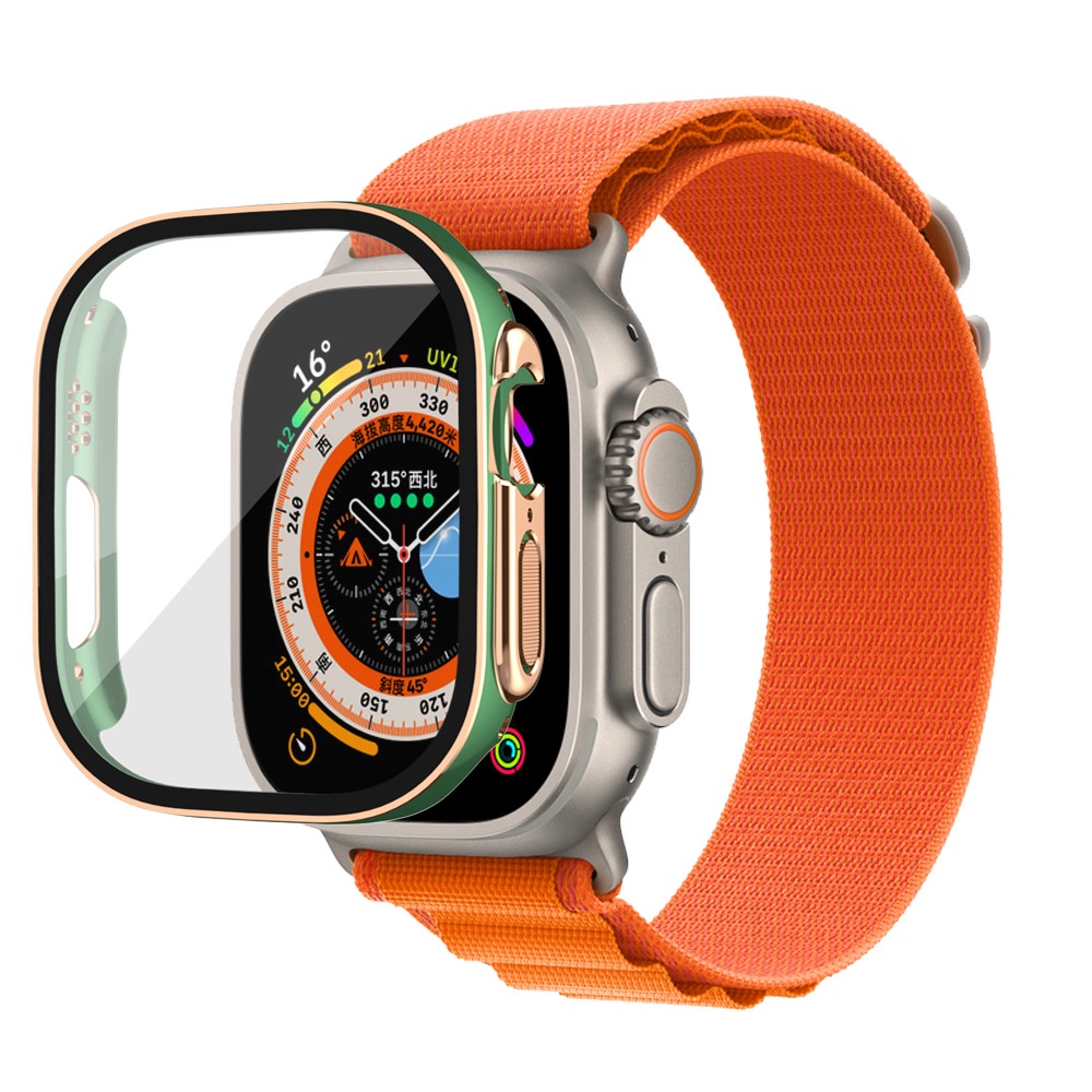 Case Pelindung Layar Bahan PC Ukuran 49mm Untuk Apple Watch Seri S8