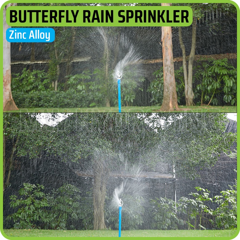 Sprinkler Taman Model Kupu-Kupu - Butterfly Rain Sprinkler Zinc Alloy