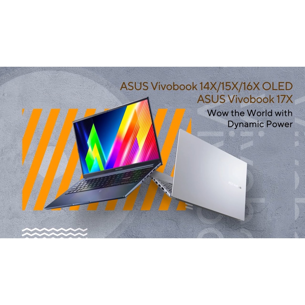 Laptop ASUS VivoBook 14X OLED M1403QA | M3400QA RYZEN 7 5800H 16GB 512GB SSD VEGA 7 14.0&quot;2.8K W11+OHS 21