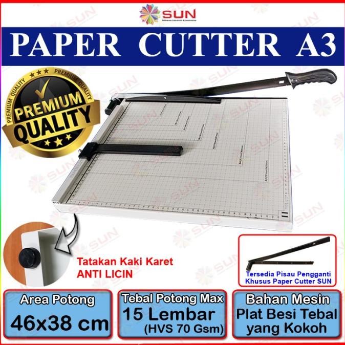 

Alat Potong Kertas ukuran A3 ( Paper Cutter A3 )