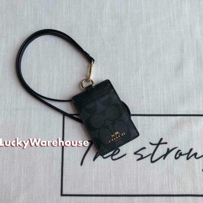 

Coach Signature Id Tag Lanyard - Original 100%