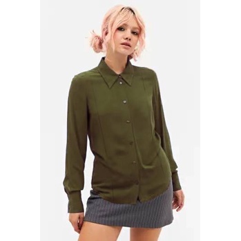 MNK cotton longsleeved button tailored shirt