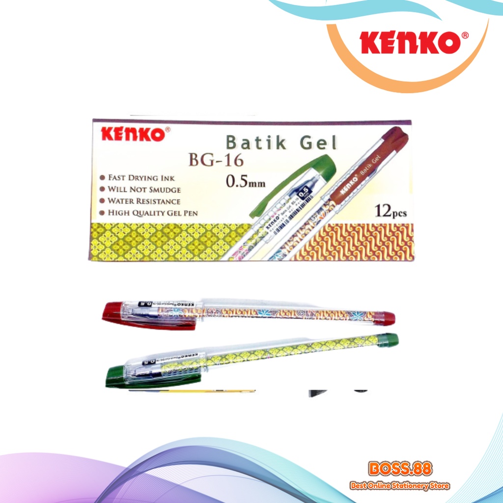 

GEL PEN / PULPEN GEL KENKO BG-16 BATIK