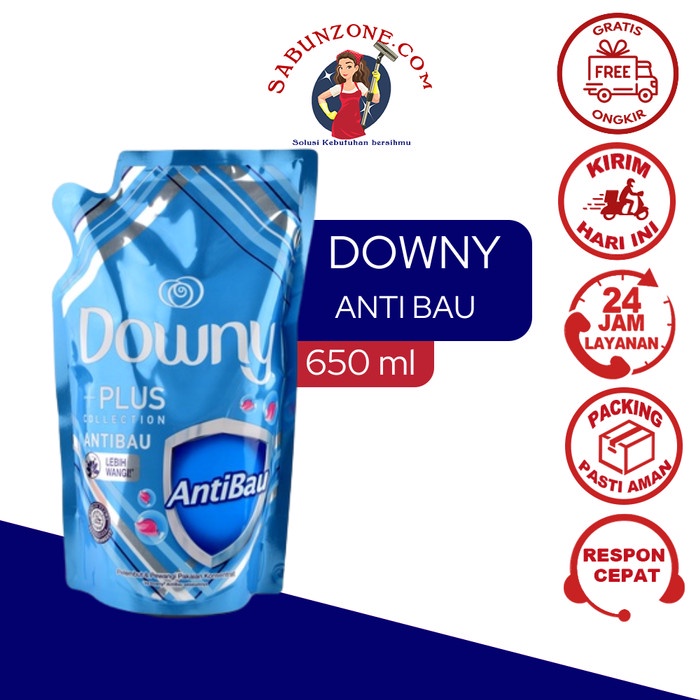 Pelembut Pewangi Pakaian Downy Plus Collection Anti Bau 650 ml