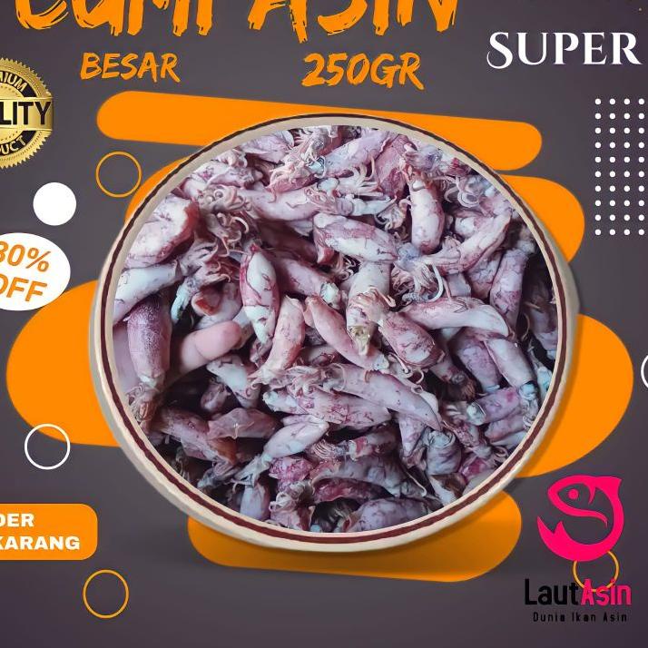 

Terbaik Cumi Asin Semi Kering Telur Kualitas Super Ukuran Besar !