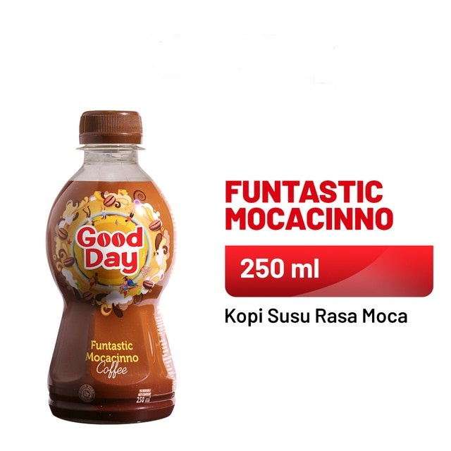 KOPI SUSU READY TO DRINK  GOOD DAY FUNTASTIC MOCACINNO 250ML