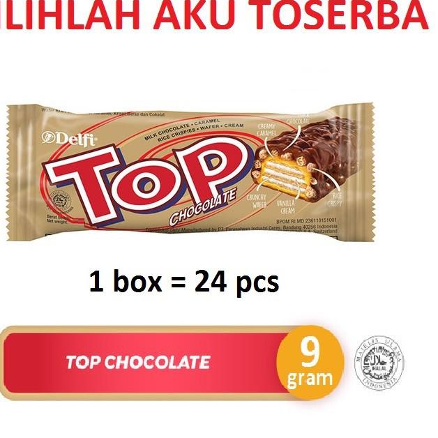 

✨Original✨ Delfi TOP Chocolate 9 gram isi 24pcs / box- ( HARGA 1 BOX ) !!