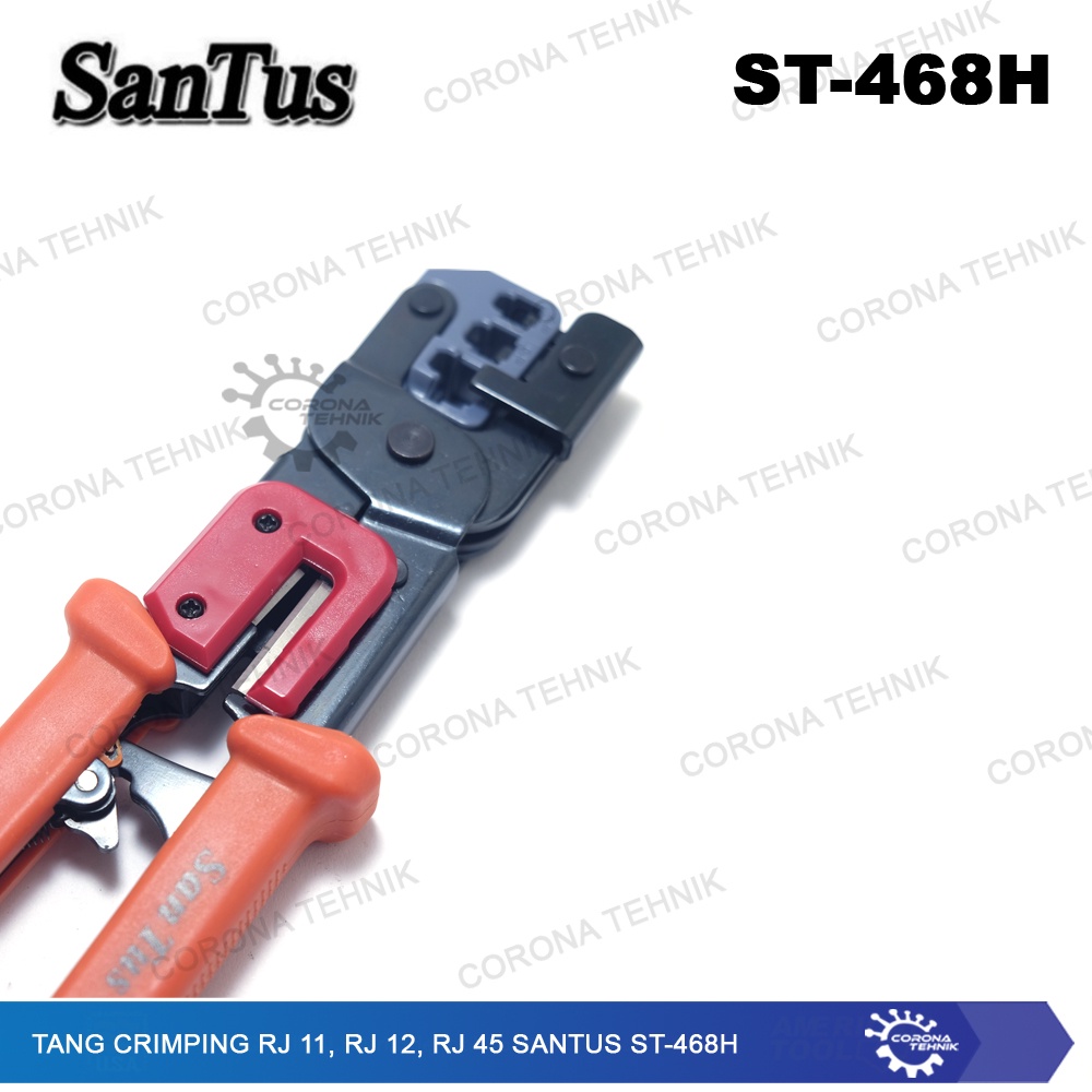 Tang Crimping RJ 11, RJ 12, RJ 45 Santus ST-468H