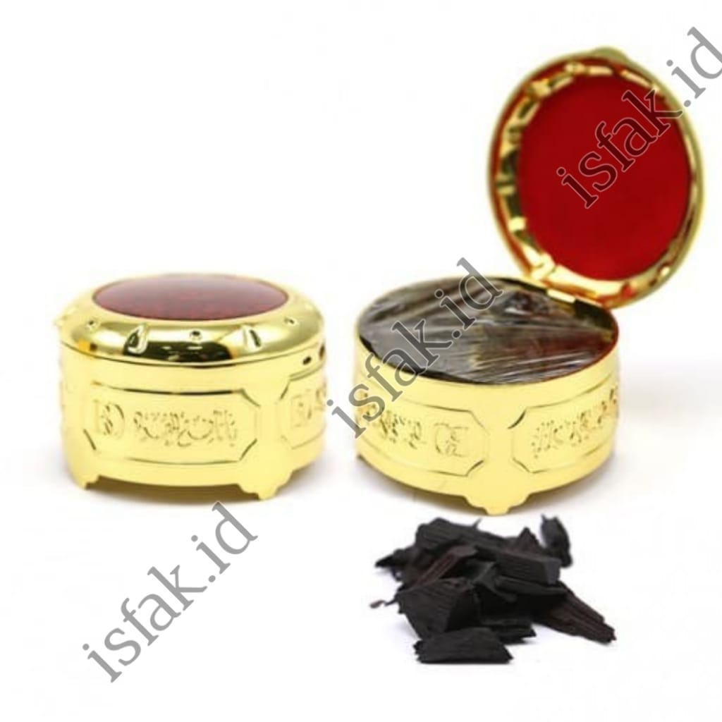 Bukhur Zahabi Buhur Dzahabi Gold Bakhoor Dahabi Banafa For Oud Silver Bukhour Gahru BO Asli Dupa Gaharu Arab Kemenyan Impor Kemasan Cantik