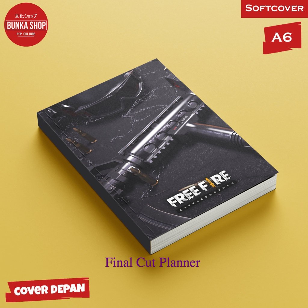 

Pocket Note Free Fire Weapon 2 Softcover A6 Buku Tulis Catatan Noltes Agenda Planner Jurnal