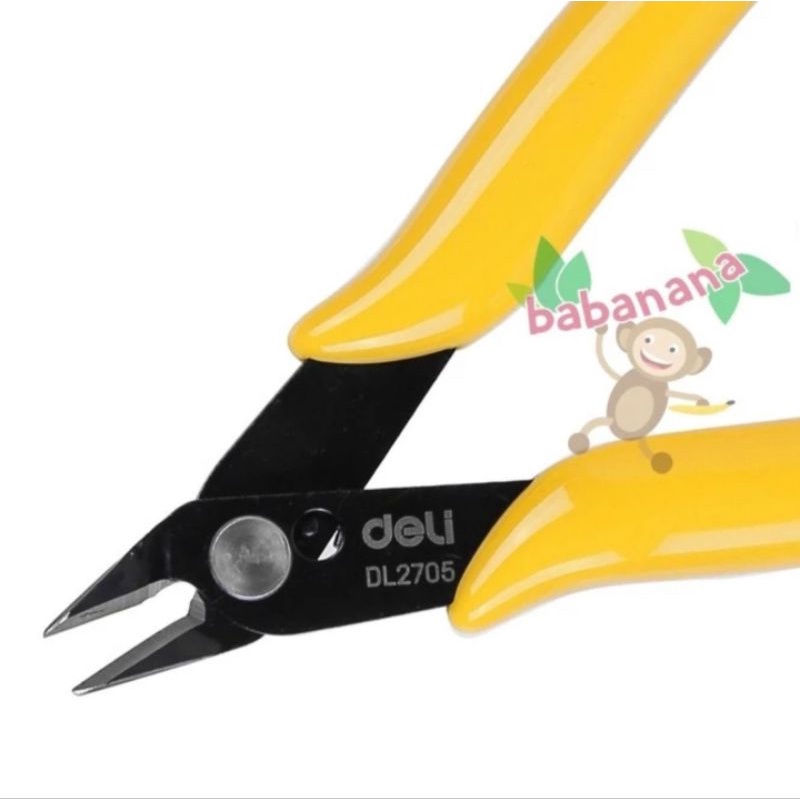 Deli DL2705 tang potong mini gundam tamiya kabel cutting pliers hobi