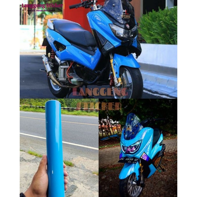 Sticker Skotlet Ice Blue Stiker Scotlite Biru Langit Sekotlet Warna Biru Muda