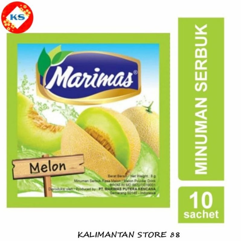 

Marimas Minuman Serbuk Rasa Melon 1 Renceng