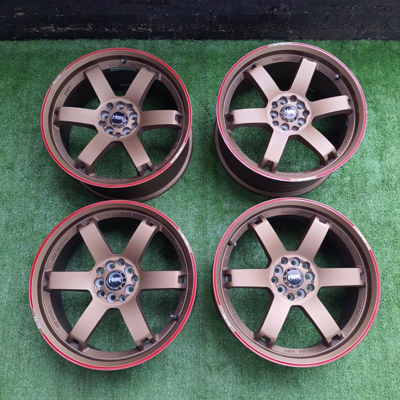 Velg Ring 18 Innova Vellfire Hrv Crv Xpander TE37 by HSR Rai S3 R18