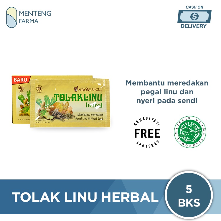 Tolak Linu Herbal - Dus isi 5 sachet