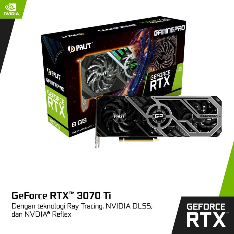 Palit VGA GeForce RTX™ 3070 Ti GamingPro 8G 256bit GDDR6X