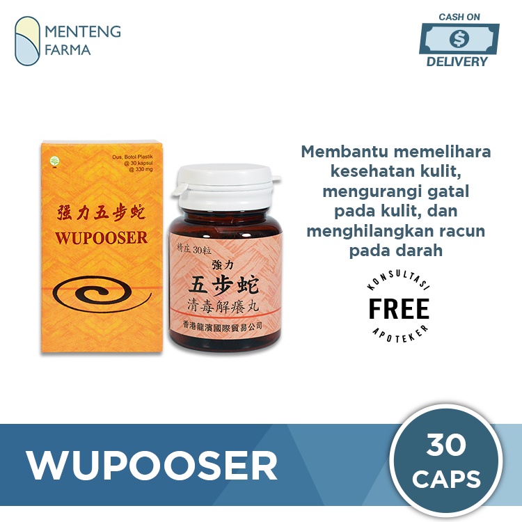 Wupooser - Obat Kulit Gatal, Alergi, Biduran, Membersihkan Darah Kotor