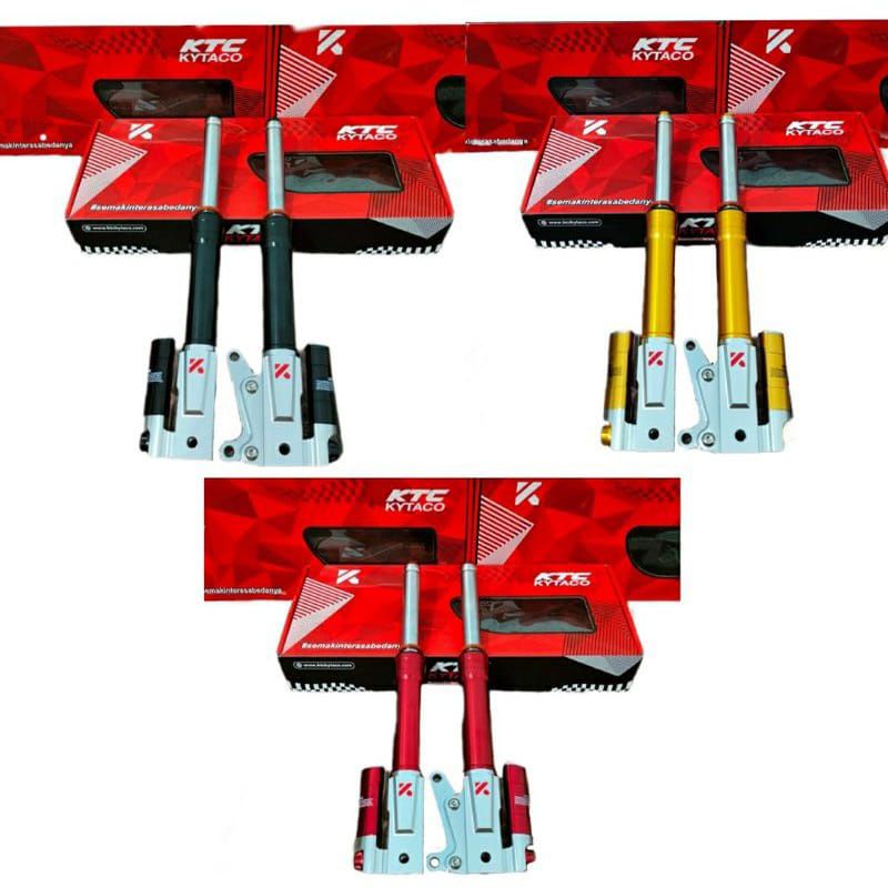 SUSPENSION SHOCK DEPAN KTC KYTACO YAMAHA MIO SMILE/MIO M3/MIO J/FAZZIO 100% ORIGINAL
