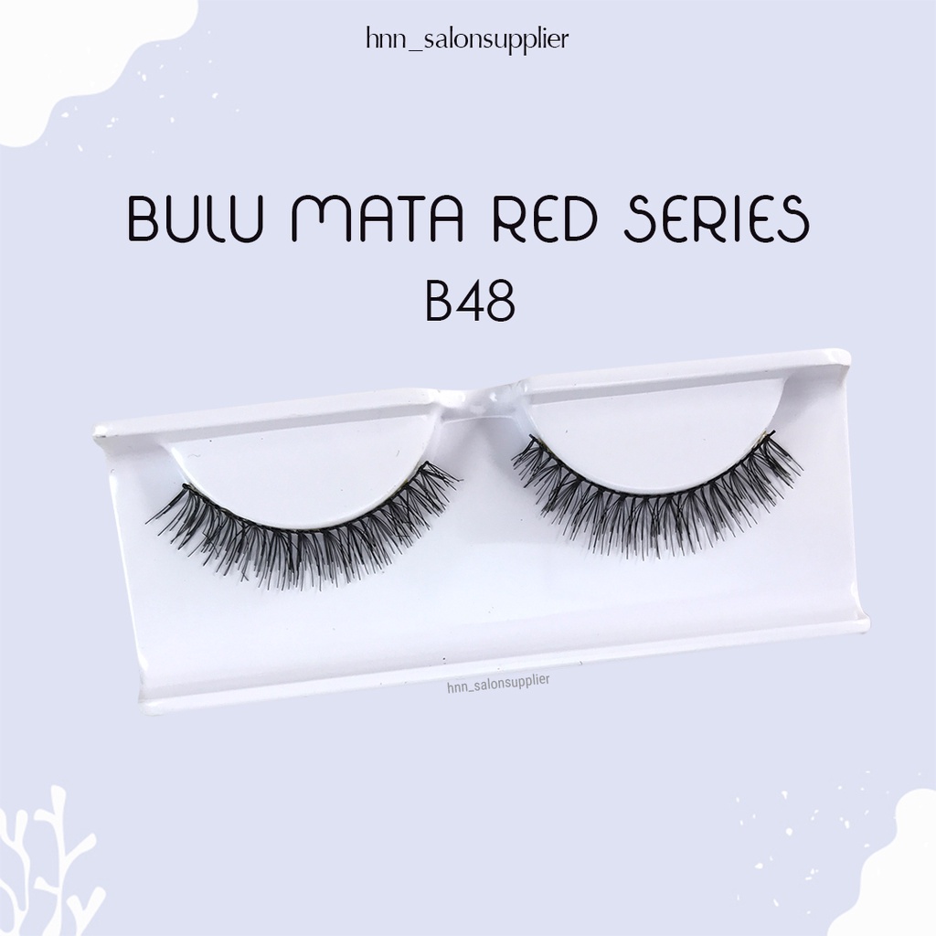 B48 Bulu Mata Palsu Handmade Fake Eyelash Eye Lashes Lash Artifivial Belle Eyelashes