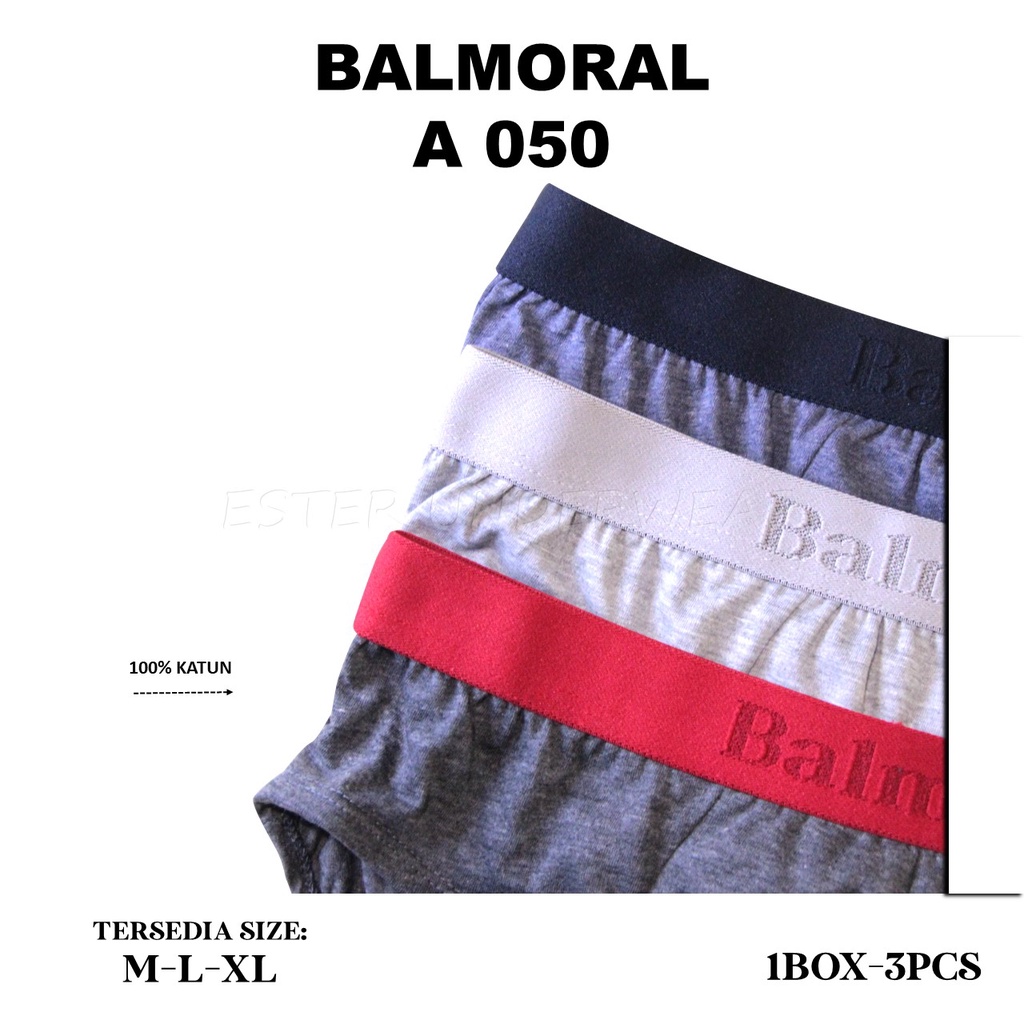 Celana Dalam Pria Balmoral A 050 ISI 3 Pcs