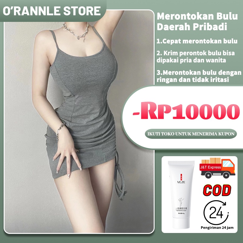 Hair Removal Cream 60 gram - Krim Perontok Bulu / Krim Penghilang Bulu Perontok Bulu ketiak / Bulu kaki  krim perontok bulu Cepat merontokan bulu Merontokan bulu tanpa sakit Merontokan bulu daerah pribadi Merontokan bulu ketiak Merontokan bulu d