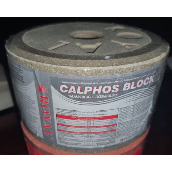 MINERAL BLOK 3KG - MINERAL BLOK KAMBING PERAH - MINERAL BLOK KAMBING - CALPHOS BLOCK Sapi dan Kambing Perah