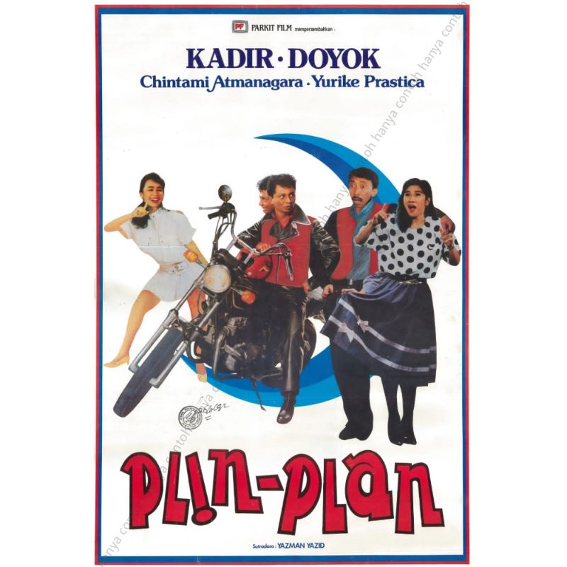 poster lawas plin plan - poster kadir - poster doyok