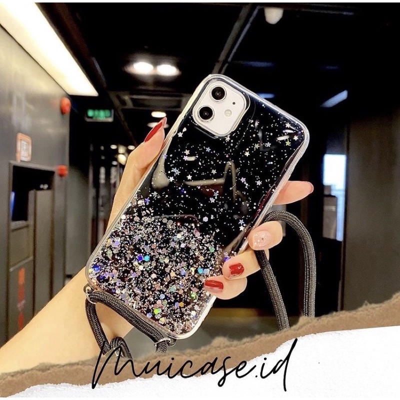 Case Lanyard Gliter only for iPhone 11ProMax