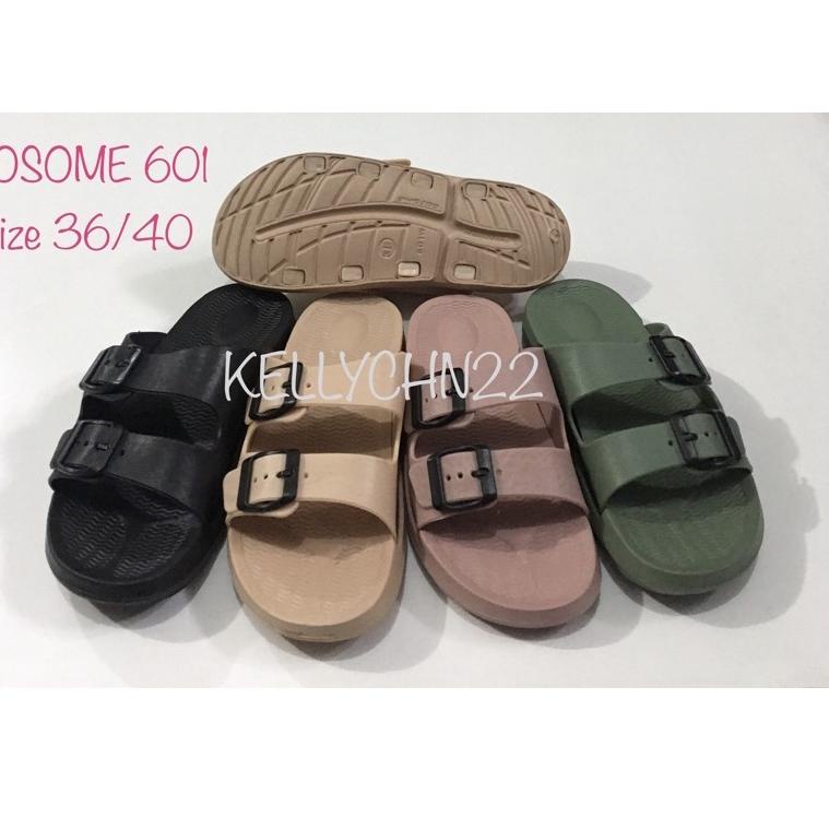 {SUR.18Oc22ᴰ} Sandal Ban Dua Cewek Empuk Gosome 601