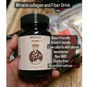 Miracle Drink / Minuman Collagen dan Fiber dengan Stevia (Gluten Free)