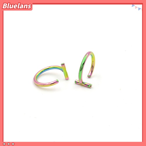 1pc Anting Klip Tulang Rawan Telinga Tanpa Tindik Gaya Punk Untuk Pria Dan Wanita