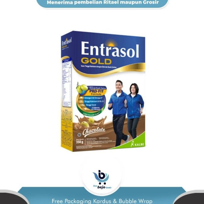 

[ COD ] Entrasol Gold Coklat 350 gram / Susu Entrasol Gold