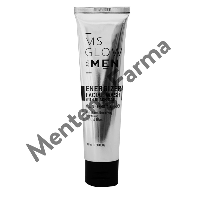 Ms Glow Men Energizer Facial Wash 100 mL - Pembersih Wajah 3 in 1 Pria